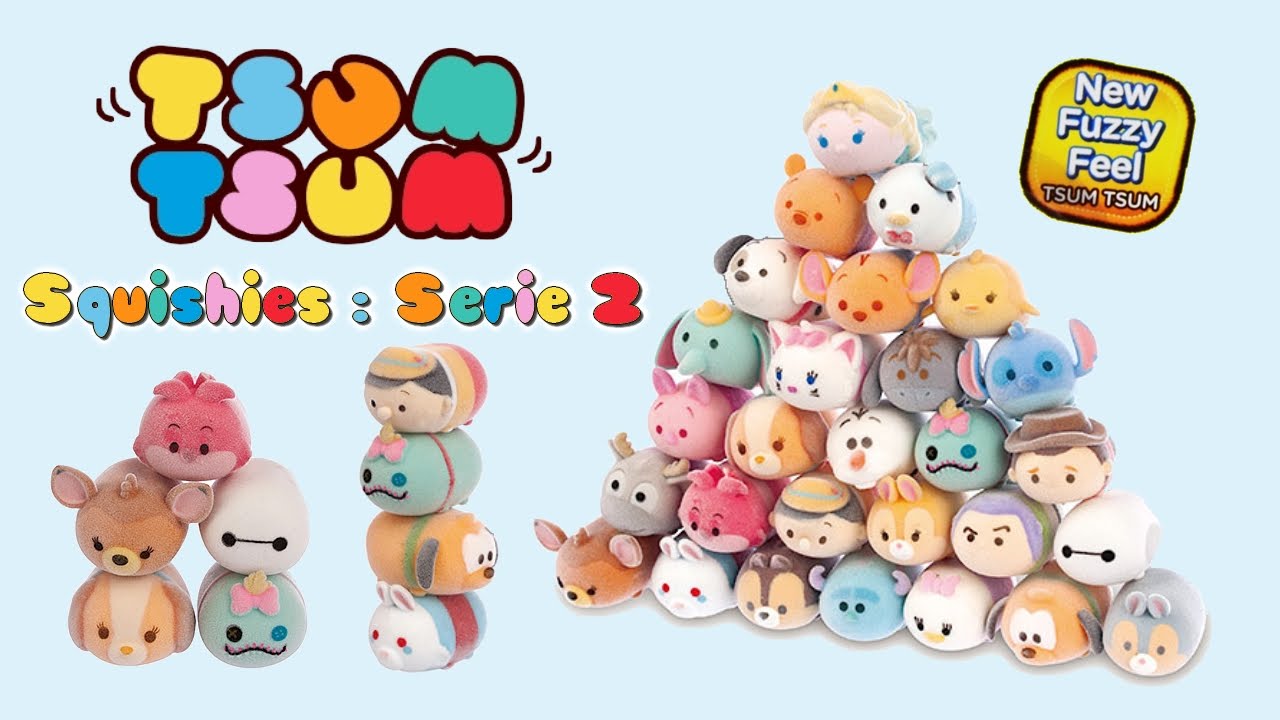 OUVERTURE - 4 Boosters Tsum Tsum Squishies Série 2 !! #1