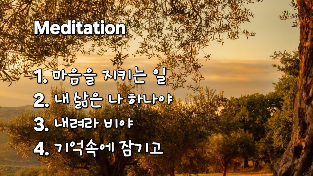 명상음악 모음 | 플레이 리스트