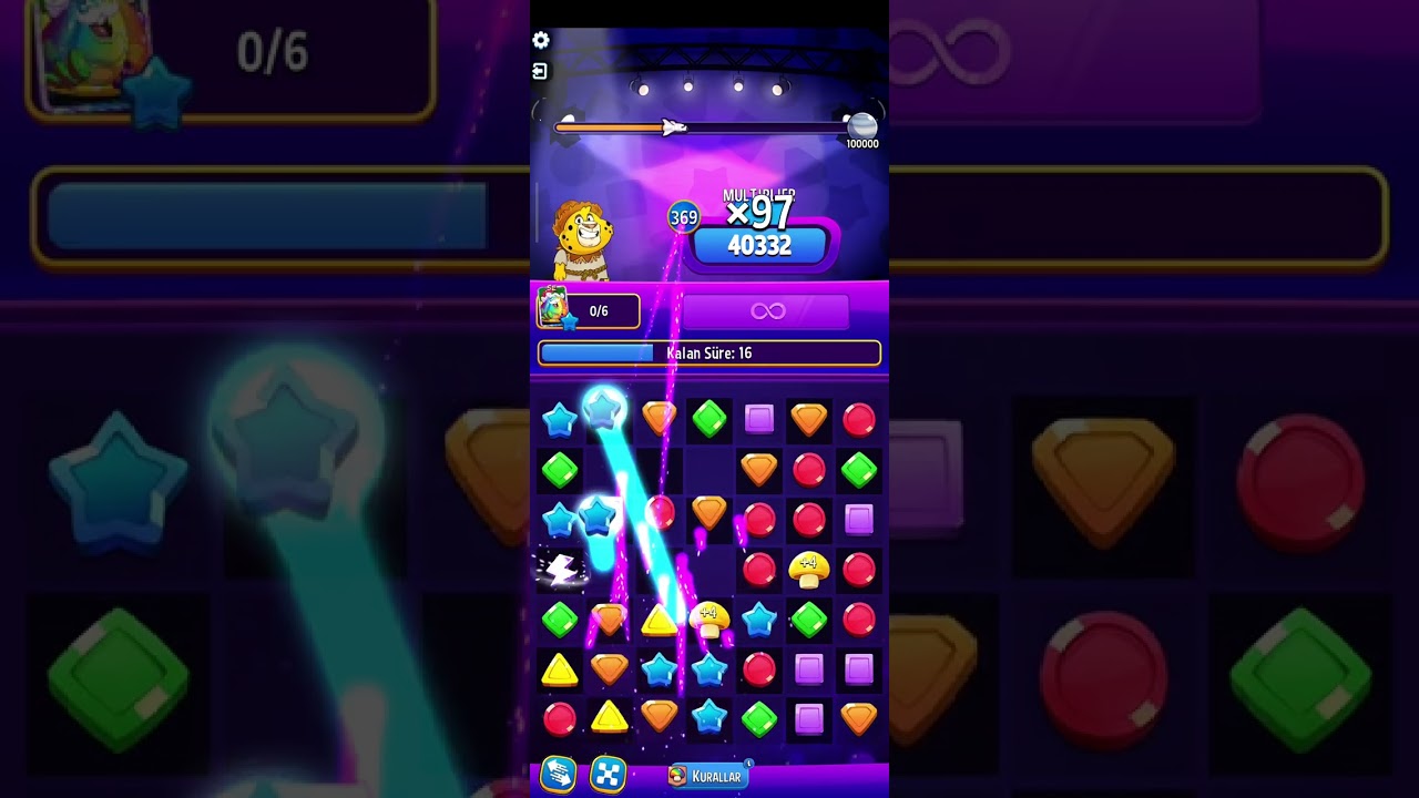 Match Masters Cosmic Rush Mighty Mushrooms + 100000 World Record