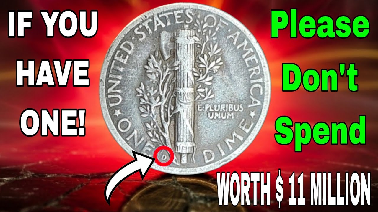 Top 5 ULTRA RARE Mercury Dimes Worth FORTUNE 💰 | Hidden Treasure Coins You Might Own!