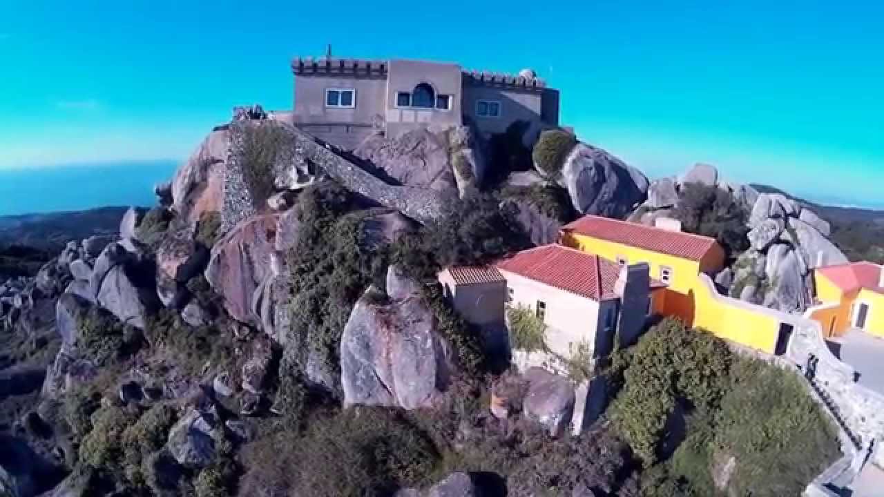 Aerial View of Santuário da Peninha, Sintra (3DRobotics IRIS+ with sj4000)