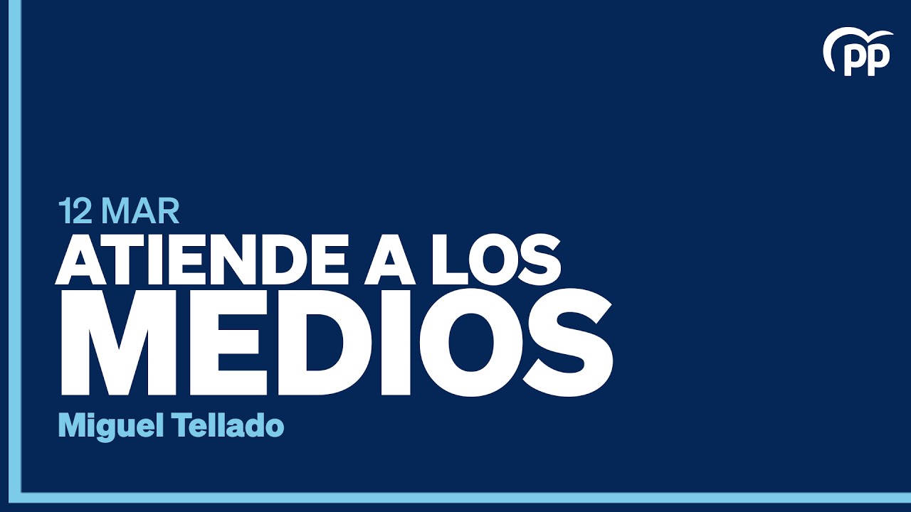 🔵DIRECTO: Miguel Tellado atiende a los medios de comunicación en Valencia