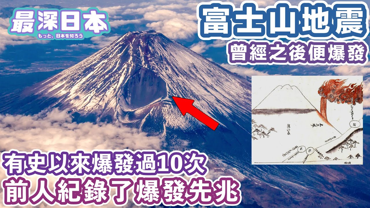 【最深日本】富士山爆發前會有什麼先兆？在東京要不要避難？ | 過去10次爆發記綠可以爆發時的過程和規模 | 「我所看見的未來」的預言有可能成真 | 4K UHD【明日酷劫】