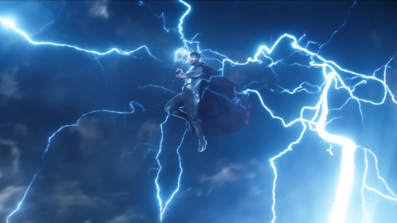 Avengers infinity war | Thor's lightning strikes