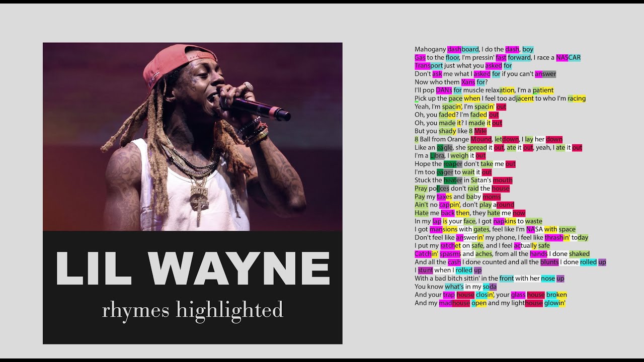Lil Wayne on Mahogany - Lyrics, Rhymes Highlighted (126)