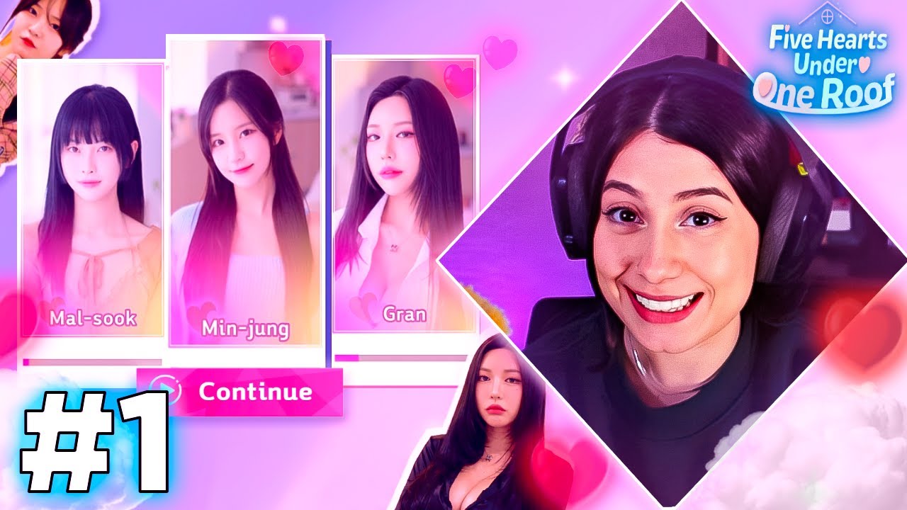 YAYAH JOGANDO UM JOGO DE ENCONTRO - FIVE HEARTS UNDER ONE ROOF EP. #1 | Yayah Vods