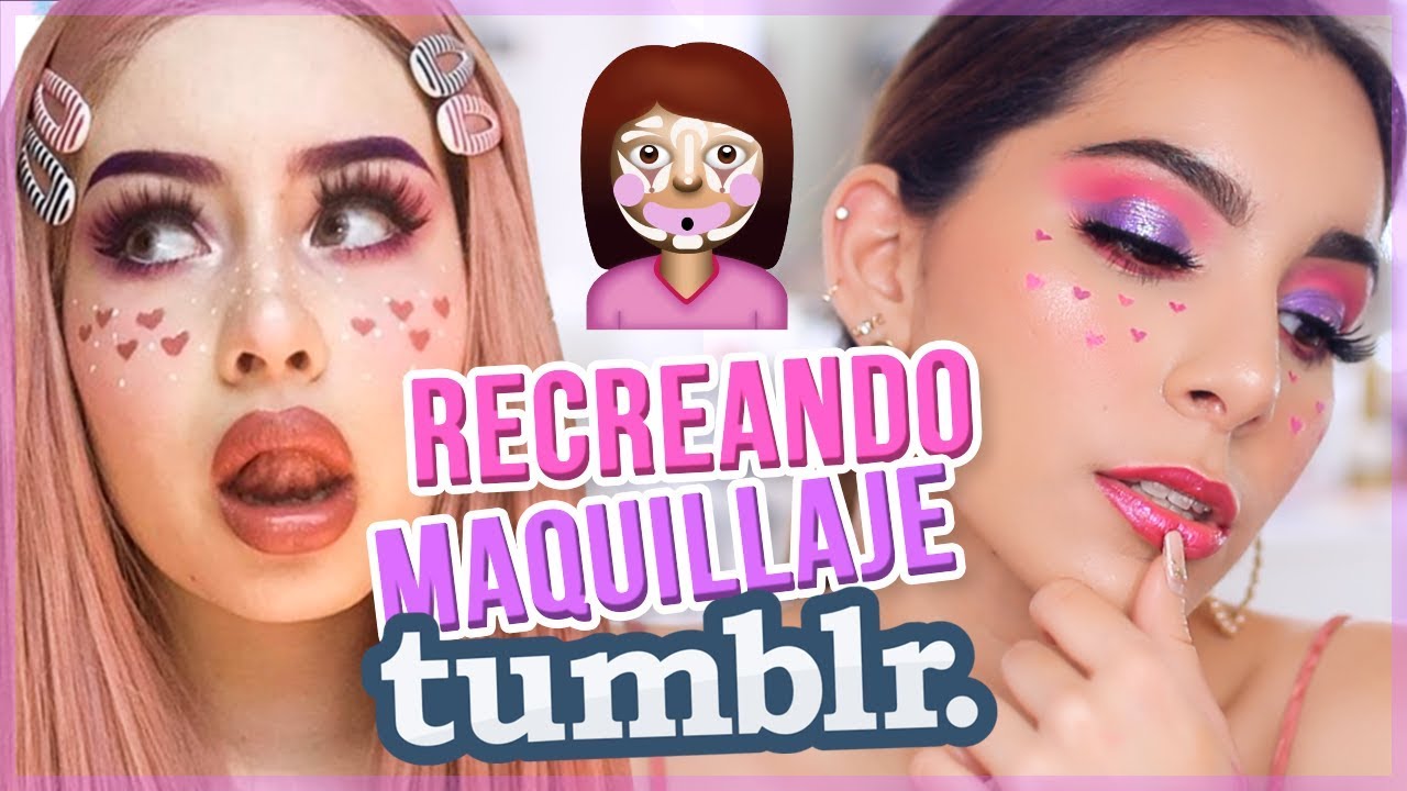RECREANDO MAQUILLAJES TUMBLR (San Valentin) ♥ Jimena Aguilar