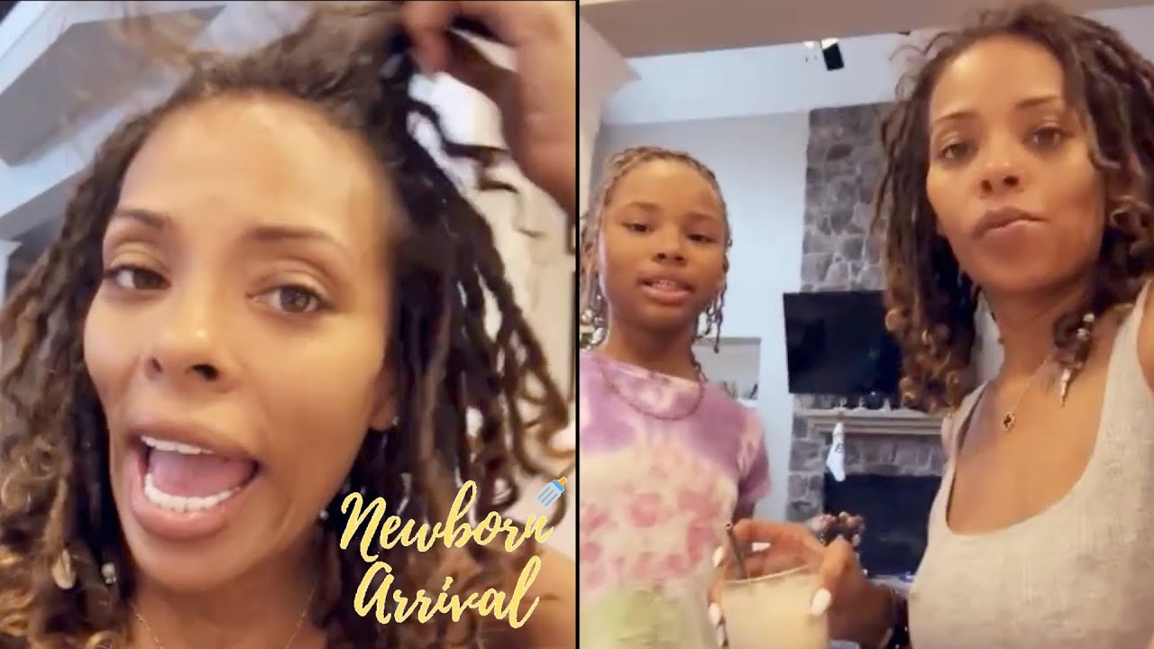 "Let Me Live" Eva Marcille's Daughter Marley Gives Mom Advice On Controlling Her Edges! 💁🏾‍♀️