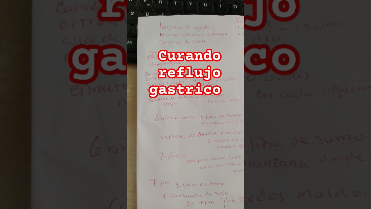 El reflujo gástrico se cura 