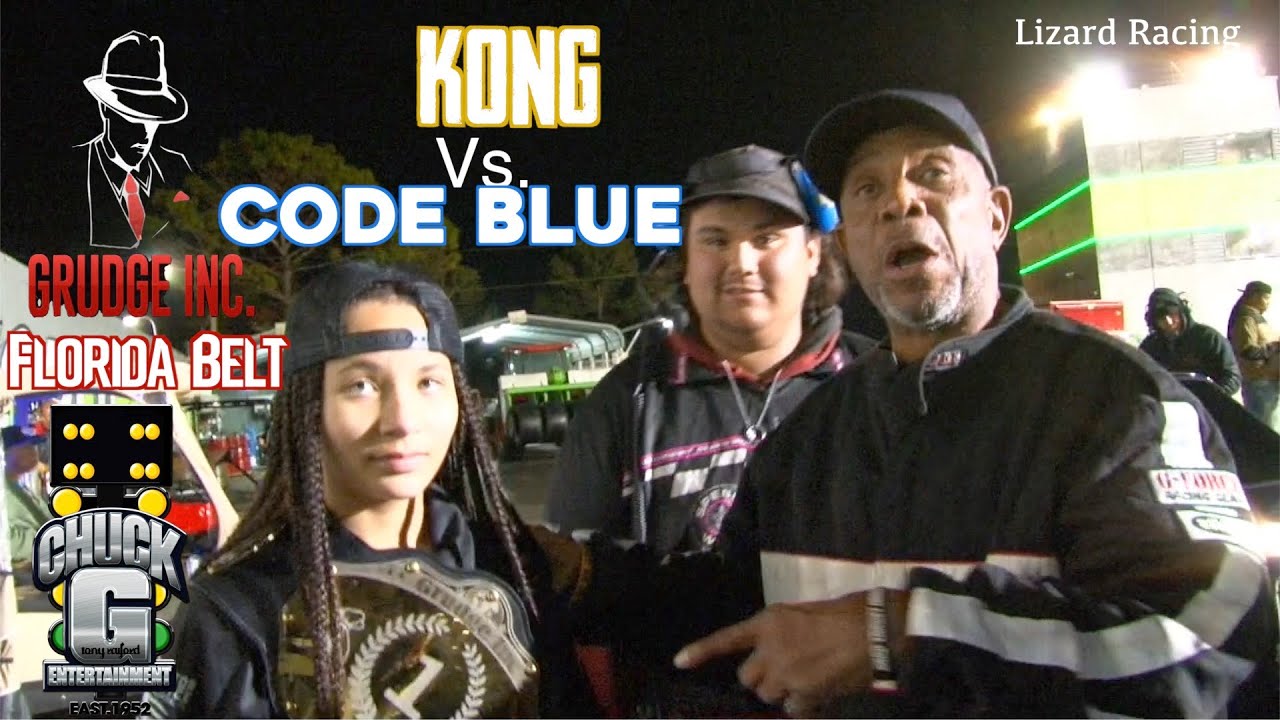 Kong Vs Code Blue The RACE For The Grudge Inc Florida Belt