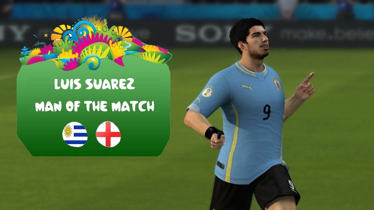 Luis Su&aacute;rez vs England (FIFA 14 World Cup Remake)