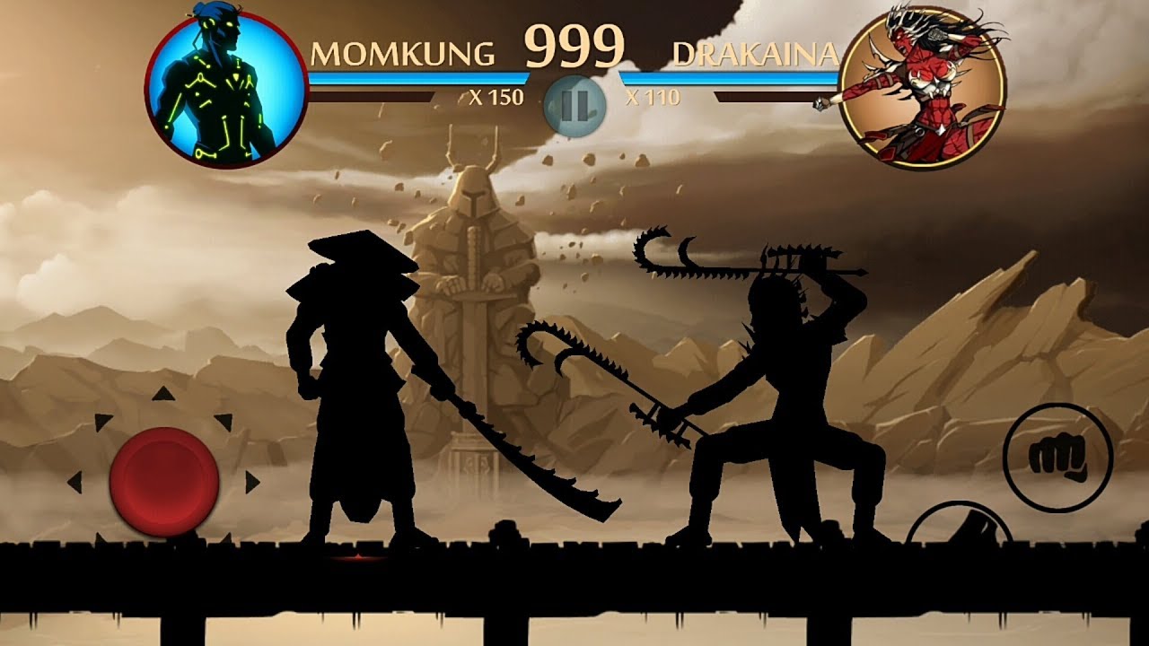 Shadow Fight 2 Boss Fight VS DRAKAINA (9th Underworld Boss)