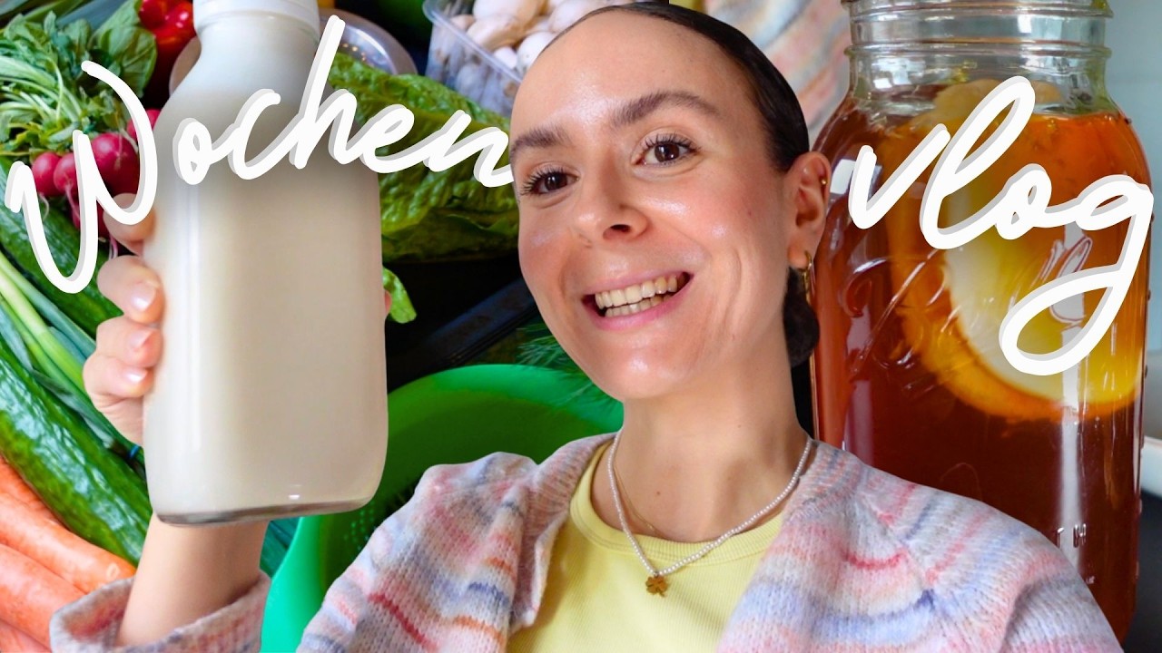 Kombucha & vegane Milch selber machen + Ostervorbereitungen » WOCHENVLOG