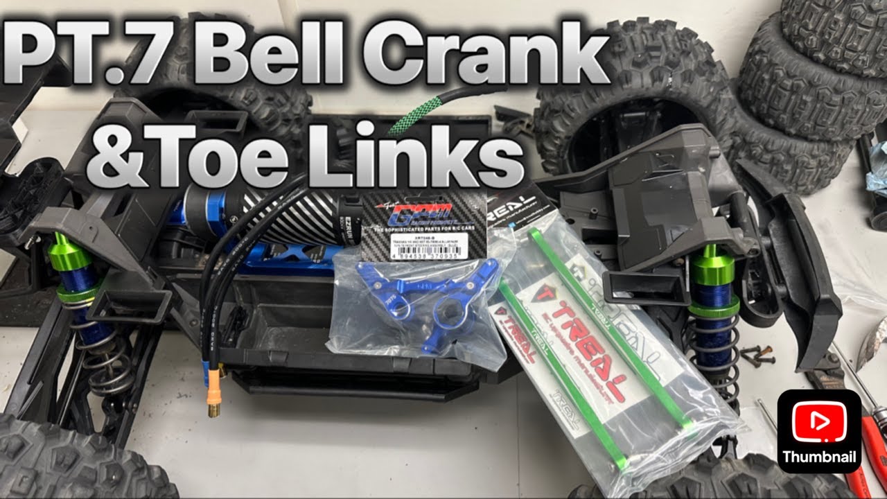Traxxas XRT Build PT.  7 - GPM Steering Linkage and Treal Toe Links