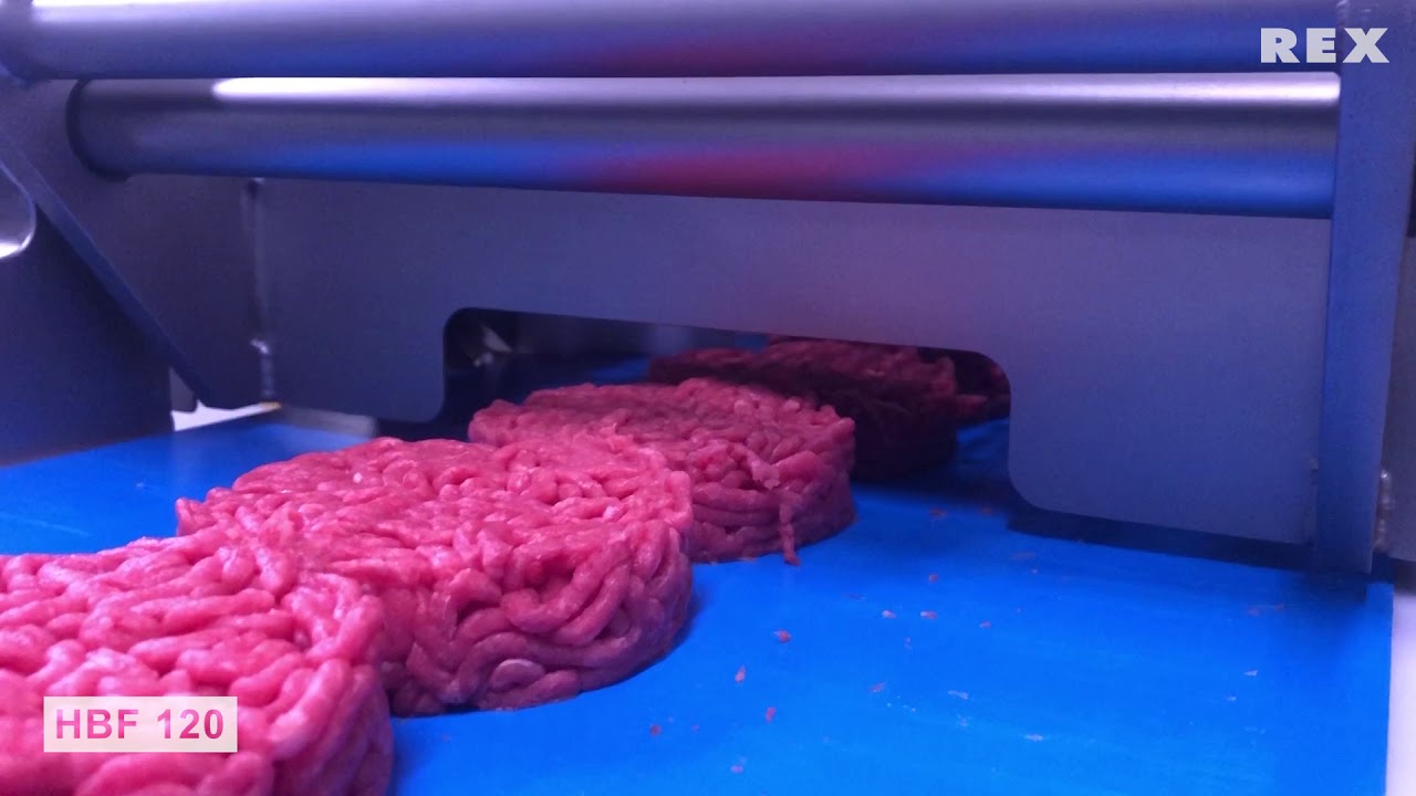 REX-Technologie - Hachee Burger Former HBF120 - Minced meat burger former