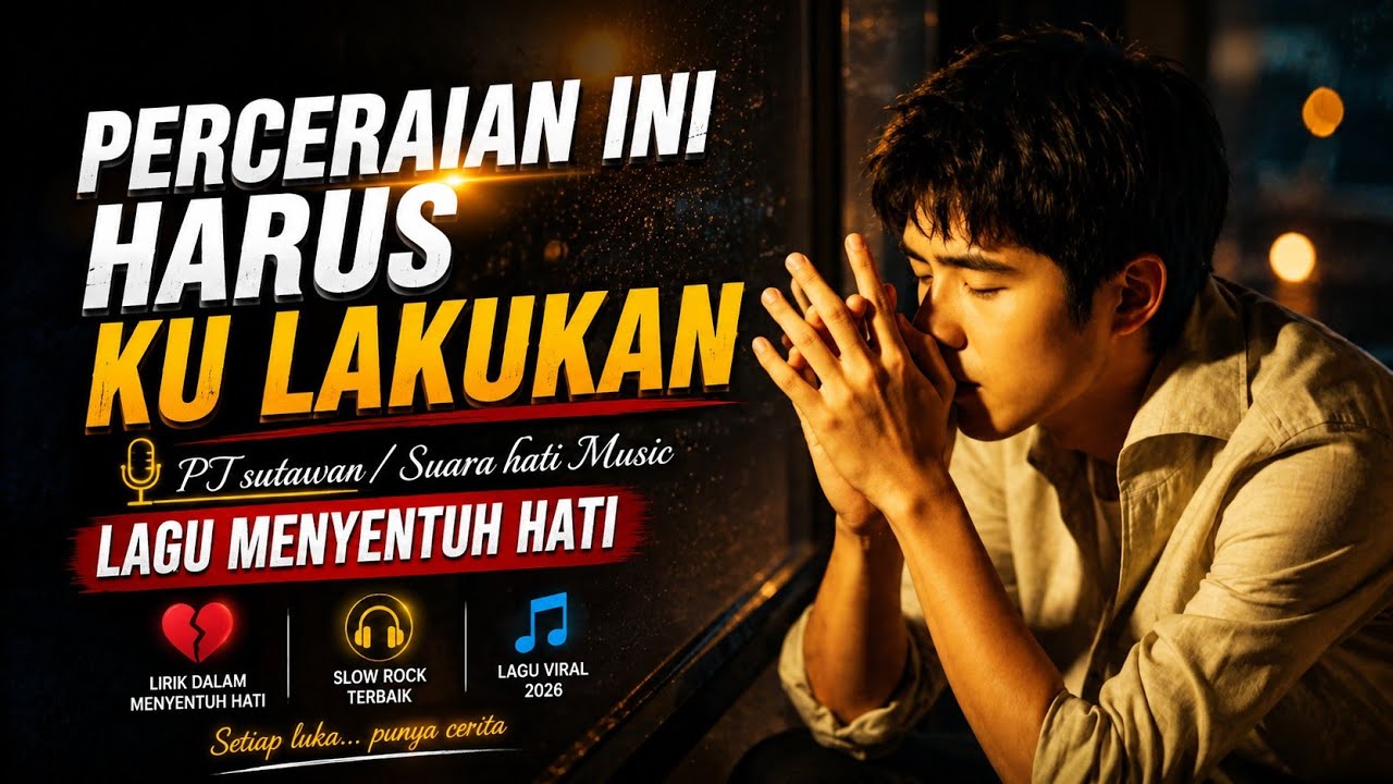 Slow Rock Melayu Terbaru 2026 ✓ Perceraian Ini Harus Kulakukan – Lagu Galau Viral