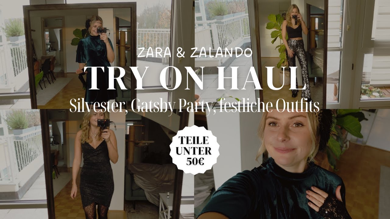 Try–On–Haul: Silvester, Weihnachten, festliche Looks, Gatsby Party Inspo – Teile unter 50 EUR