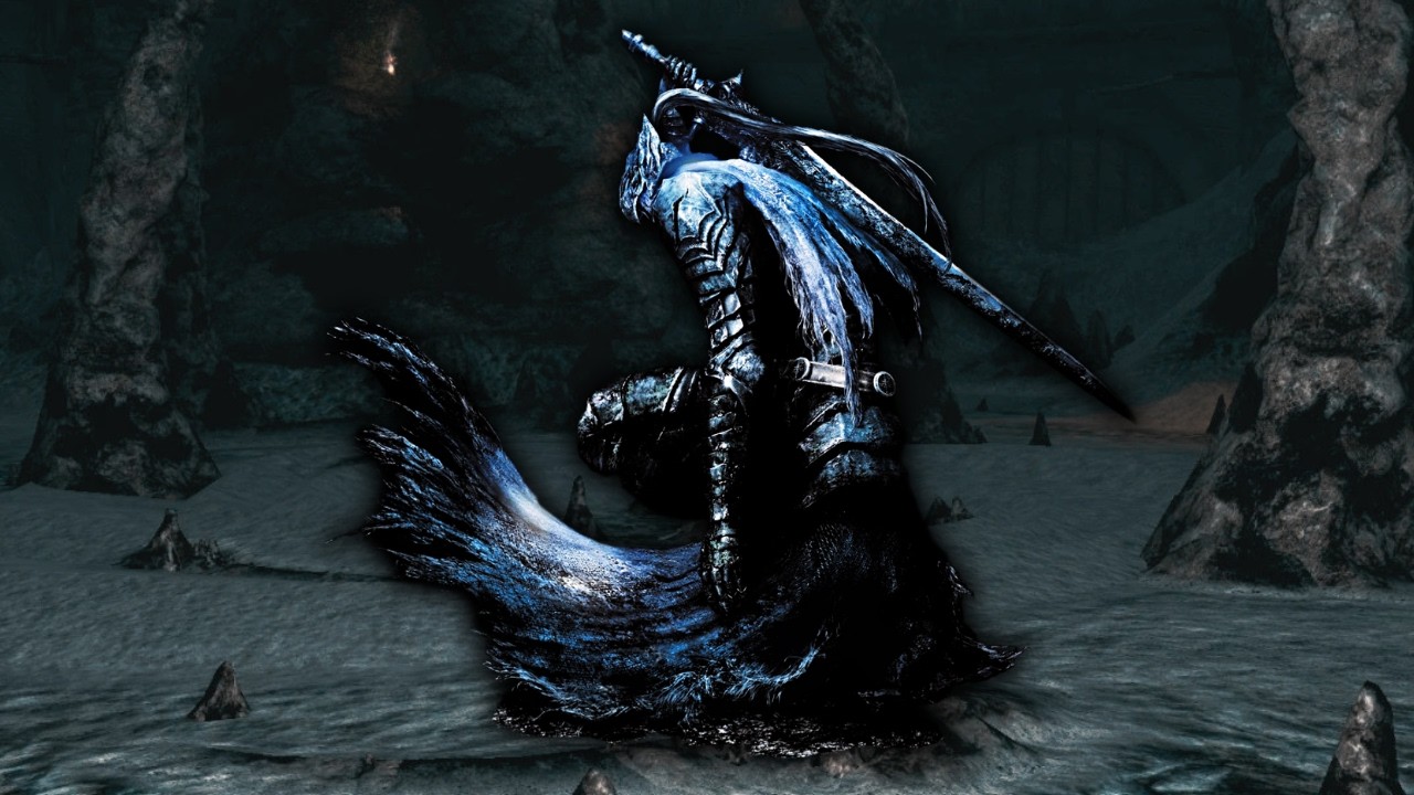 Dark Souls com a build do Artorias