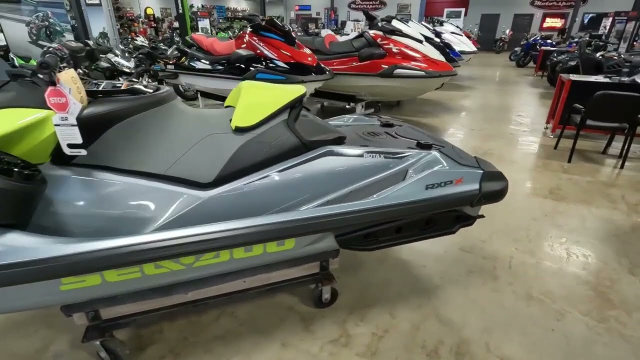 New Grey/Green 2026 Sea-Doo RXP-X 325 Tech Personal Watercraft For Sale In Port Richey, FL