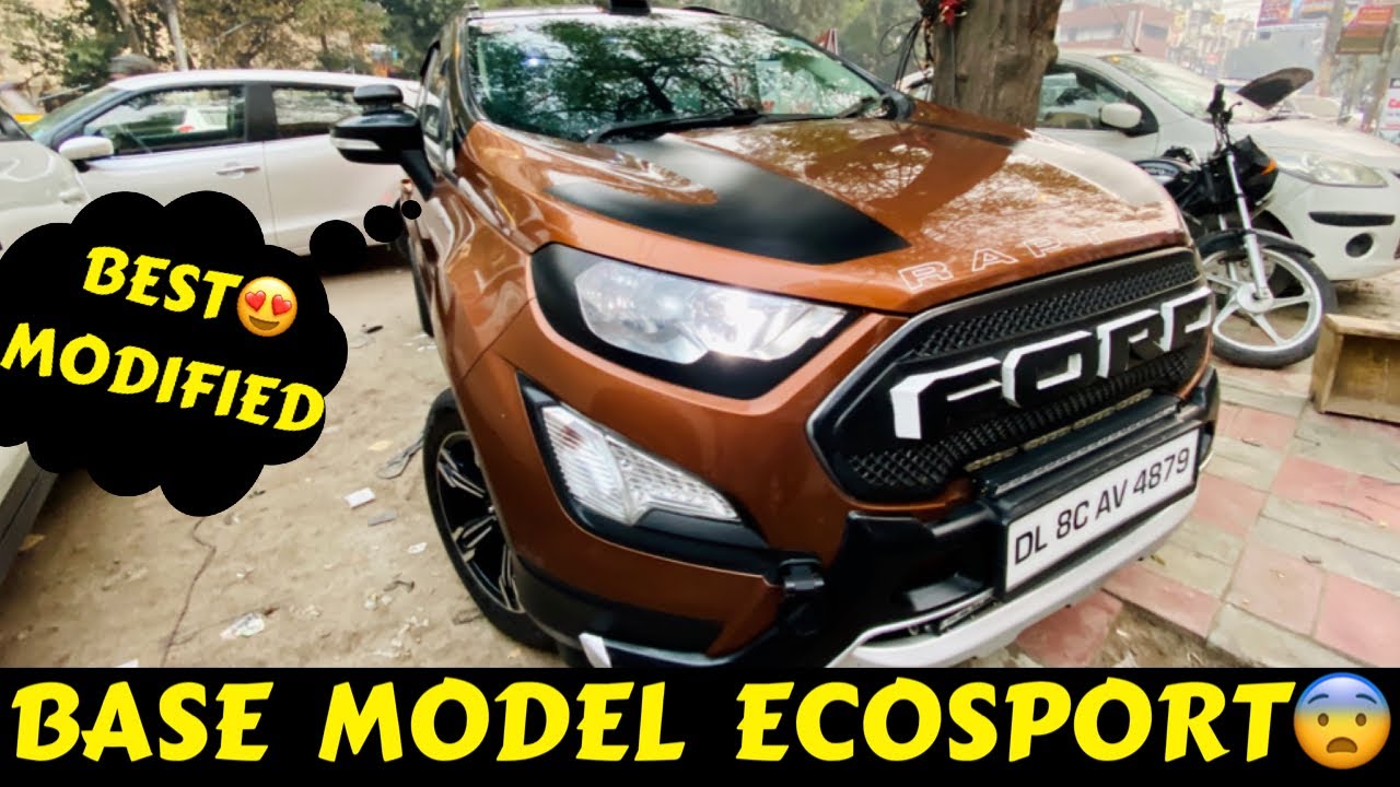 FORD ECOSPORT BASE MODEL FULLY MODIFIED | STARLIGHT | 2 SUBWOOFER | ECOSPORT MODIFIED | Rahul Singh