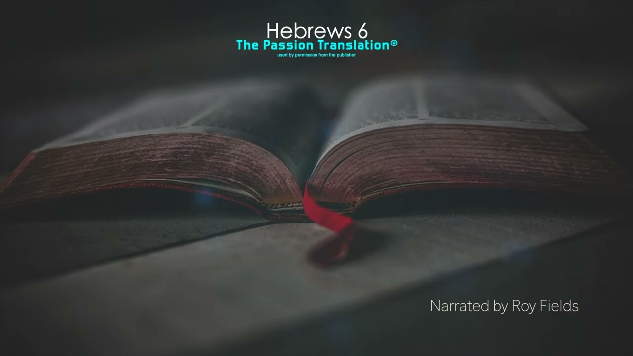 Hebrews 6 (TPT) The Passion Translation narrated by Roy Fields
