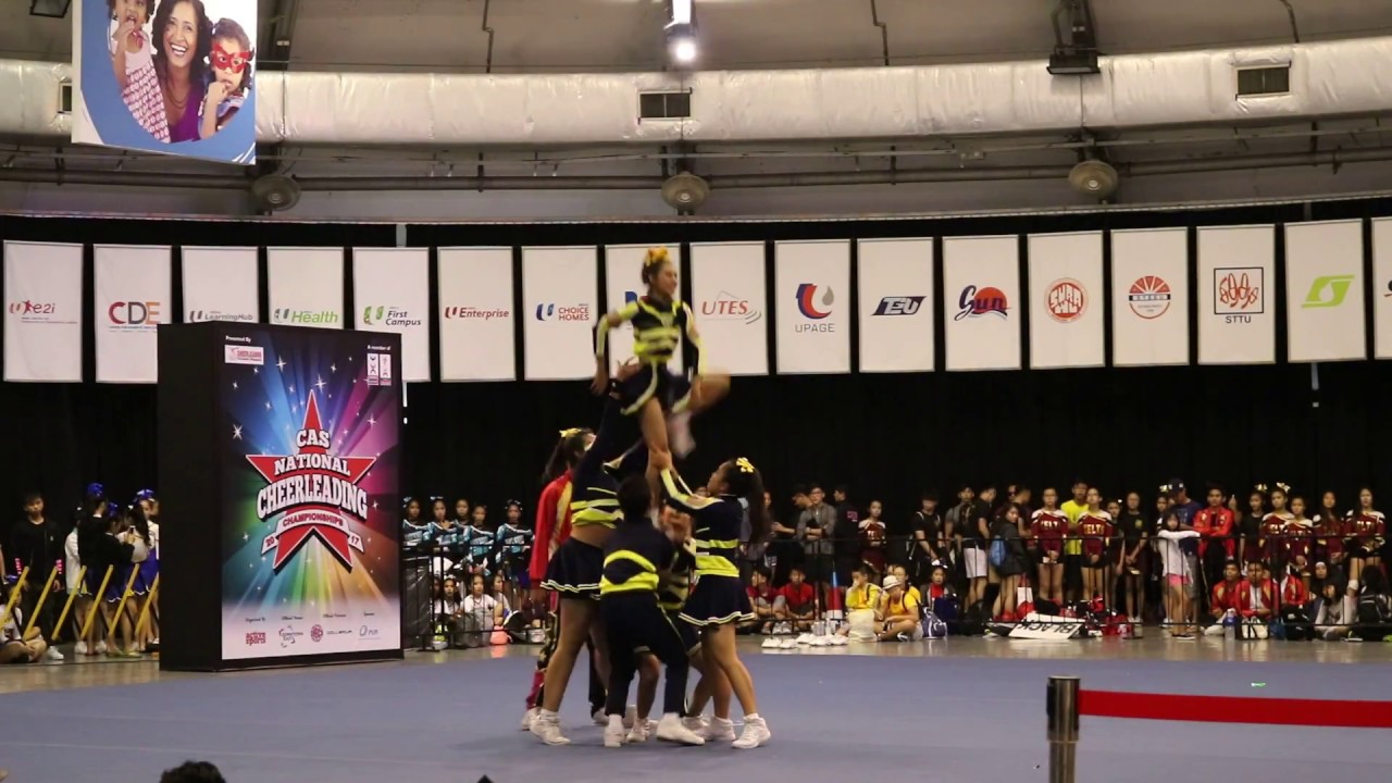ACIC 2017 10 Spartan Indonesia Group Stunt Senior Coed Intermediate [HD]