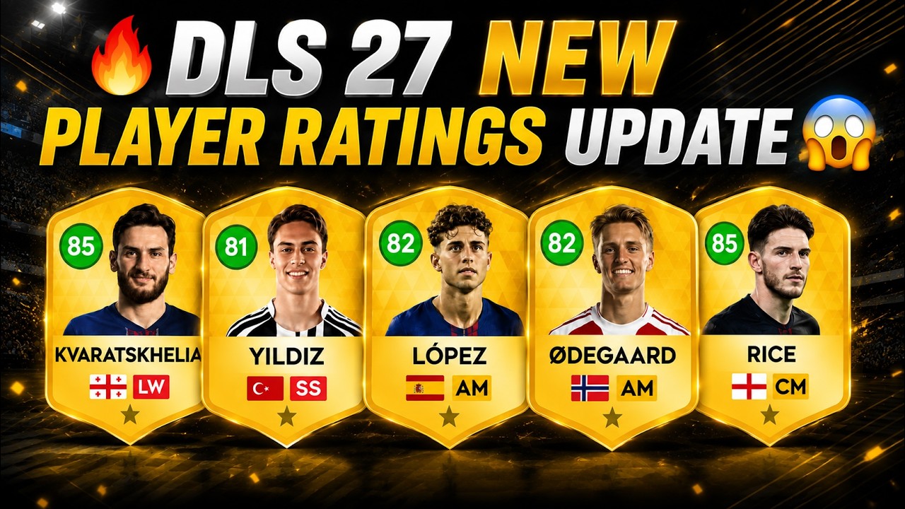 🔥 DLS 26 WORLD CUP UPGRADES PART 4 | Ronaldo, Messi & More! ⚽ New Dynamic Stars Ratings