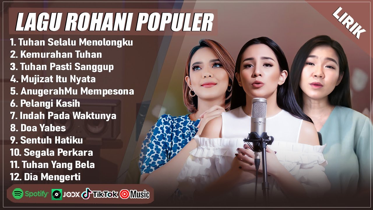 LAGU ROHANI ANGEL PIETERS, PUTRI SIAGIAN & MARIA SHANDI FULL ALBUM PILIHAN TERBAIK 2025 (LIRIK)