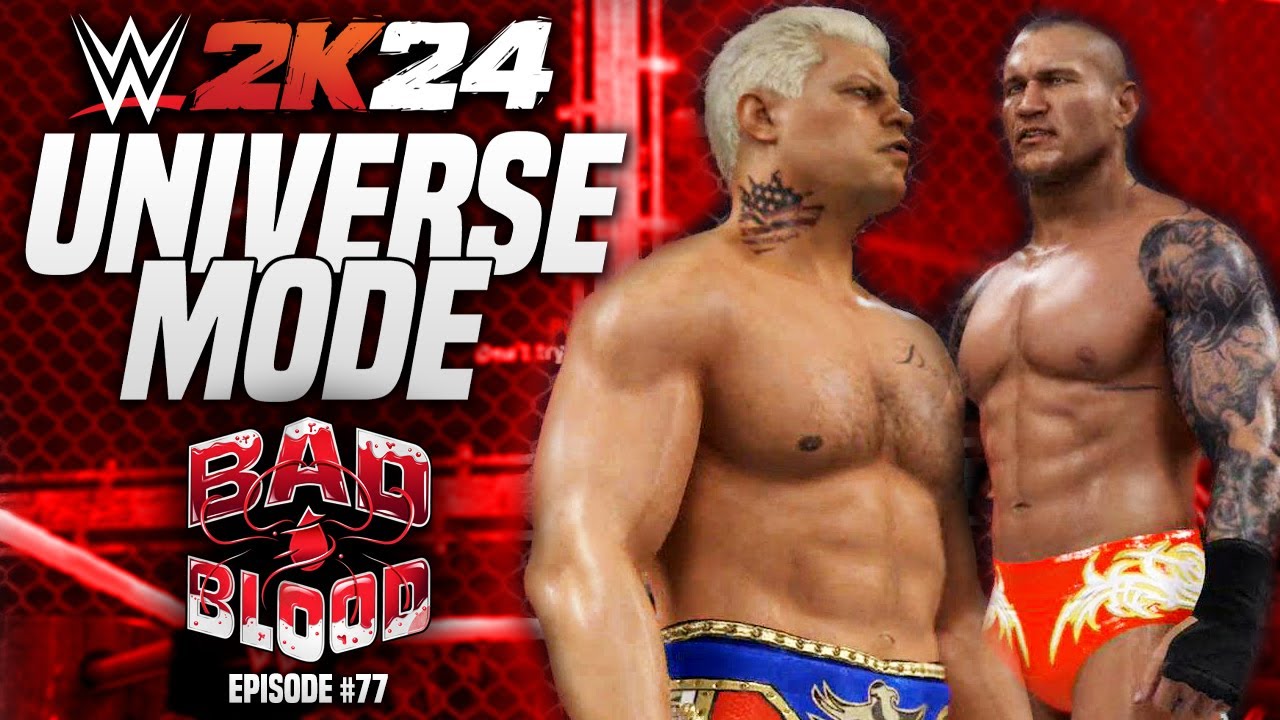 Bad Blood 2024 PLE! | WWE 2K24 Universe Mode | Episode 77