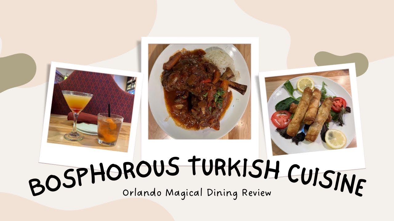 Bosphorous Turkish Cuisine- Orlando Dining Review- Our First Magical Dining Experience of 2022