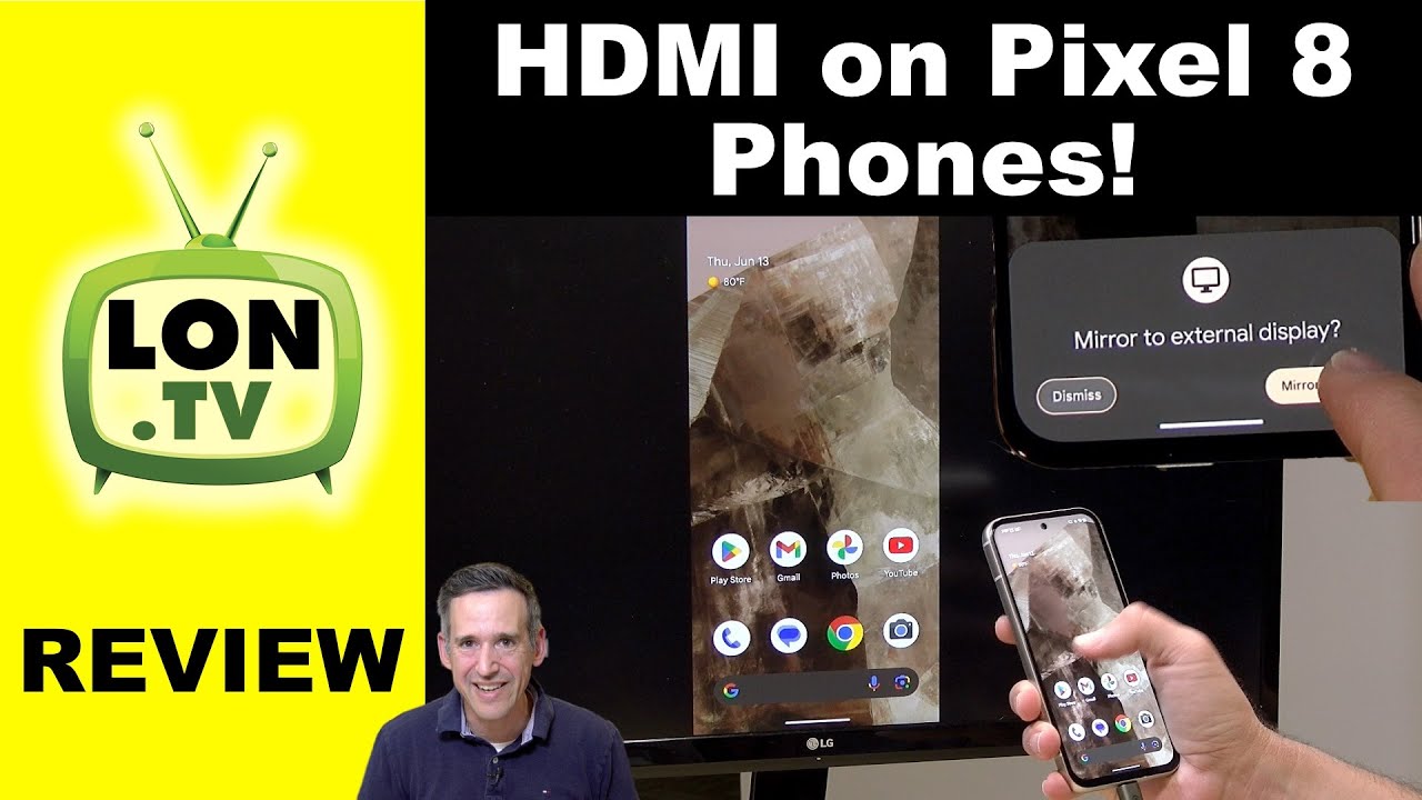 Выход HDMI на телефонах Google Pixel 8 — 8a, 8 и Pro через USB-C