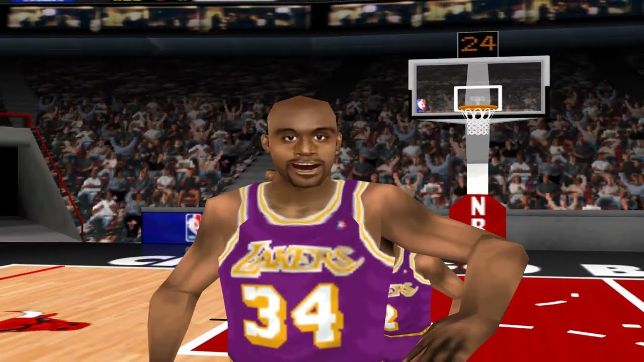 NBA Live 99 (PC-4K)-Los Angeles Lakers vs. Chicago Bulls (Windows10 resolution 3840/2160 - Gameplay)