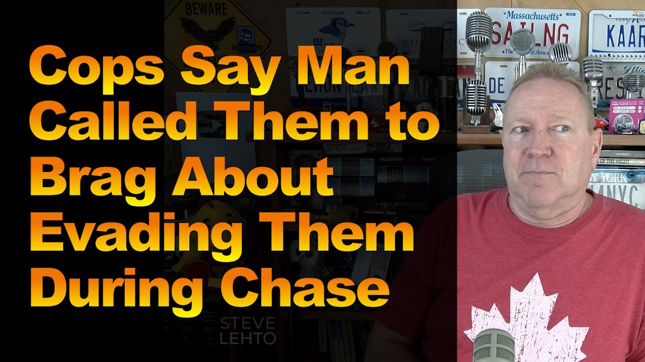 Cops Say Man Called Them to Brag About Evading Them During Chase