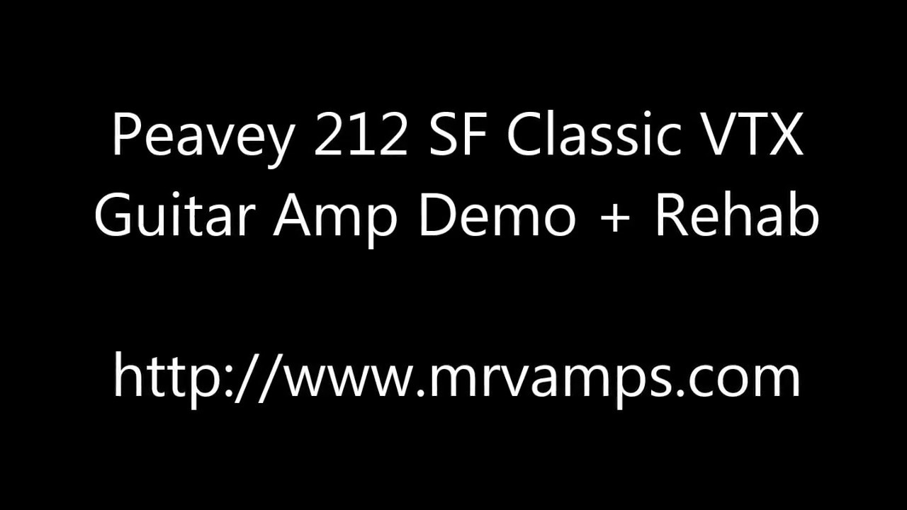 Демонстрация + ремонт гитарного усилителя Peavey Classic VTX 2x12