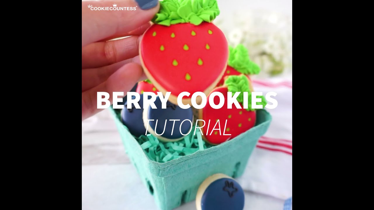 Strawberry and Blue Berry Cookie Demo