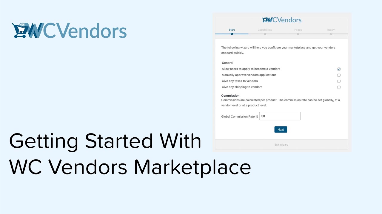 Getting Started with WC Vendors Marketplace