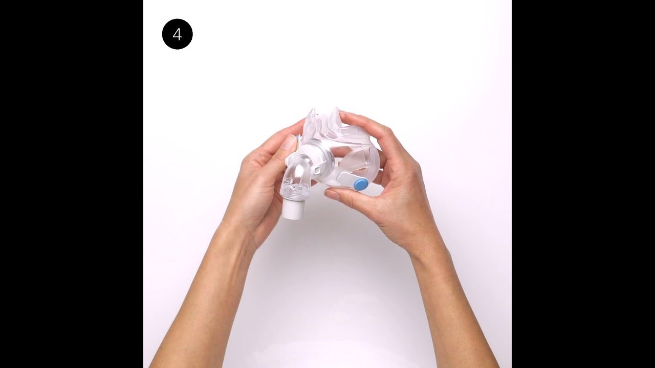 Disassembly instructions | Full face CPAP mask | ResMed AirFit&trade; F30