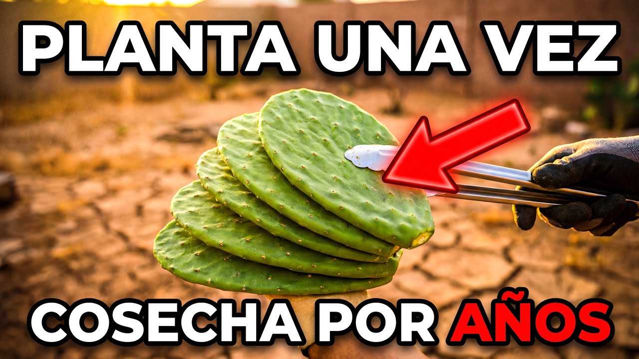 Planta Una Vez Y Cosecha Por Años: El Nopal Comestible Que Sobrevive Sin Agua