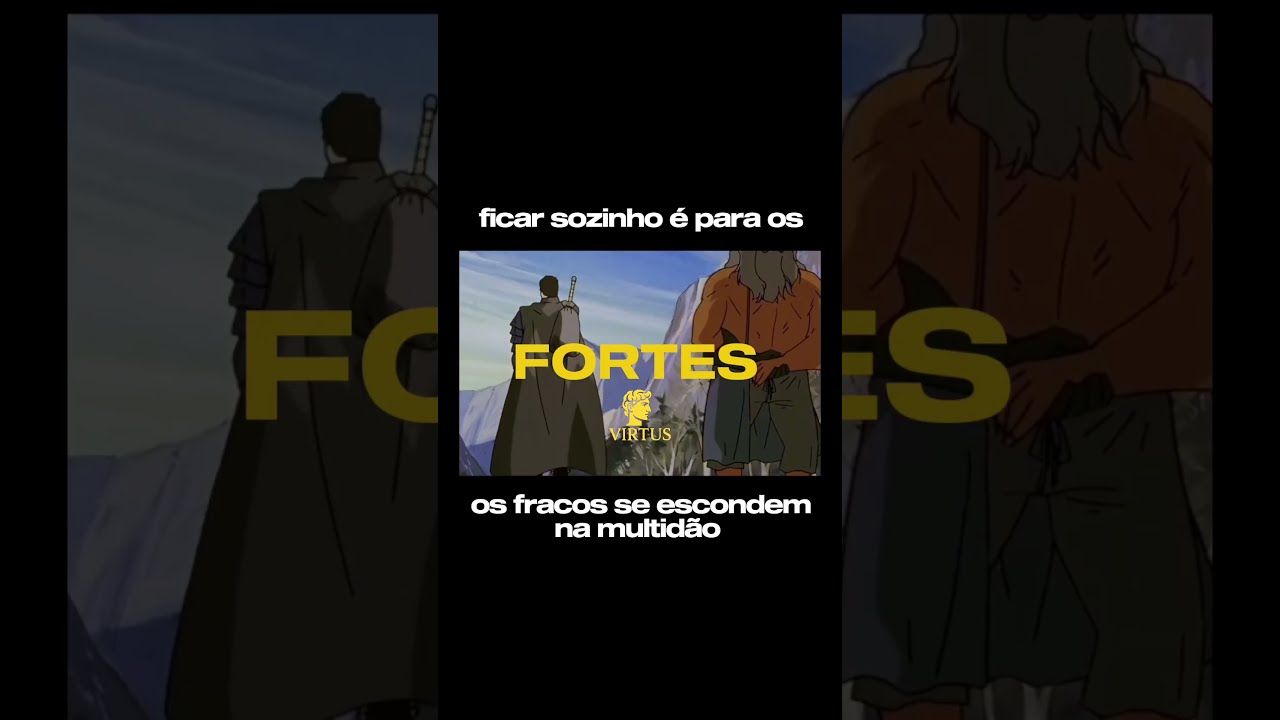 Ficar sozinho não é fraqueza.