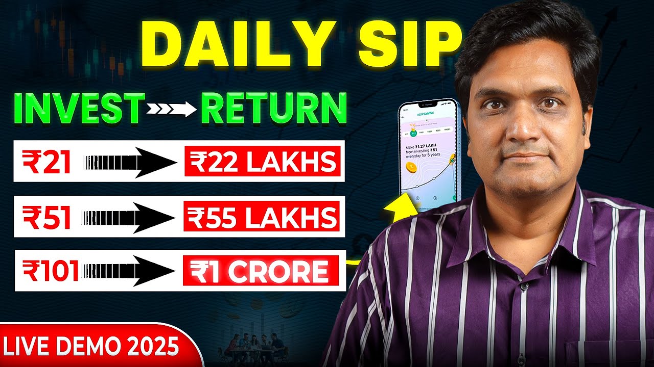 How to Become a Crorepati with 101 Daily SIP in English | 2025 Mutual Fund Guide
