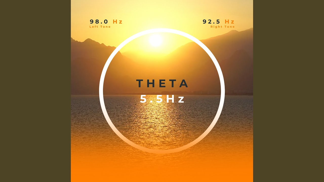 Deep Theta Waves 5.5Hz Binaural Beats And Relaxing Music For Mindfulness And Stress Relief