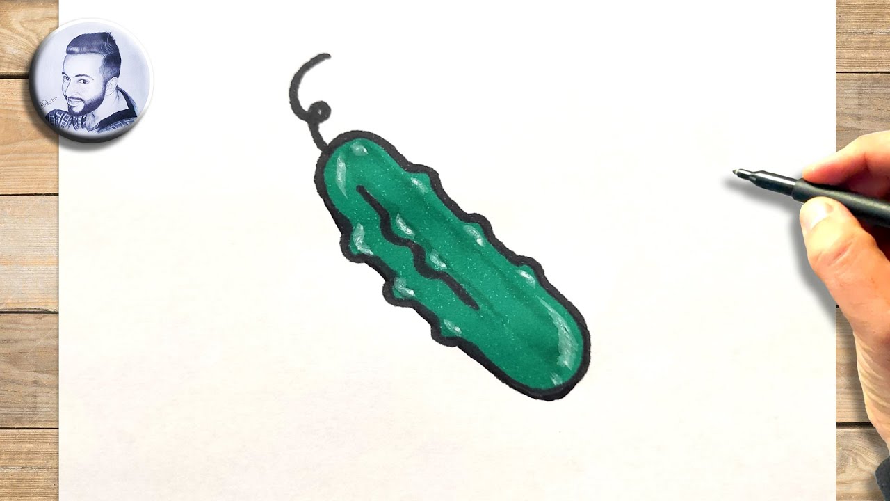 Comment dessiner une courge am&egrave;re