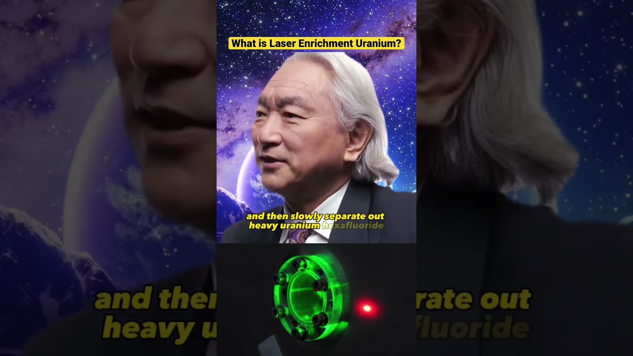 What is Laser Enrichment Uranium⁉️ Michio Kaku on #physics #science