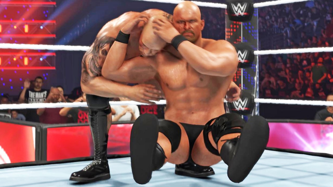 WWE 2K26 - Стоун Колд Стив Остин против Рока - Геймплей (PS5 UHD) [4K60FPS]