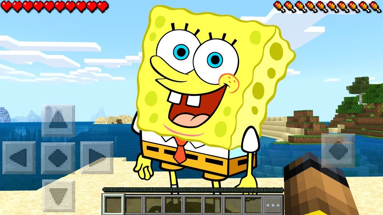 I FOUND SPONGEBOB in Minecraft Pocket Edition!