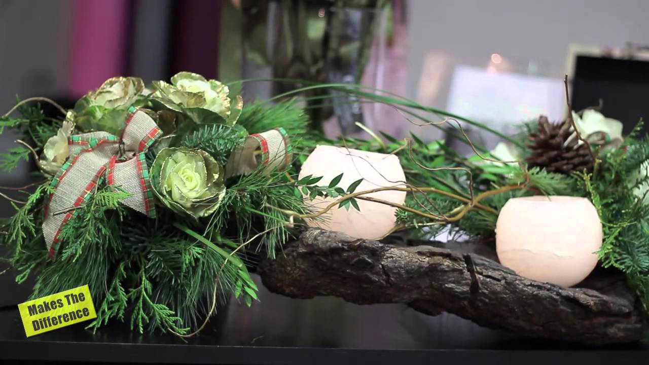 Eventful - Εκπομπη Γαμου Βαπτισης Eden Flowers Events - Christmas