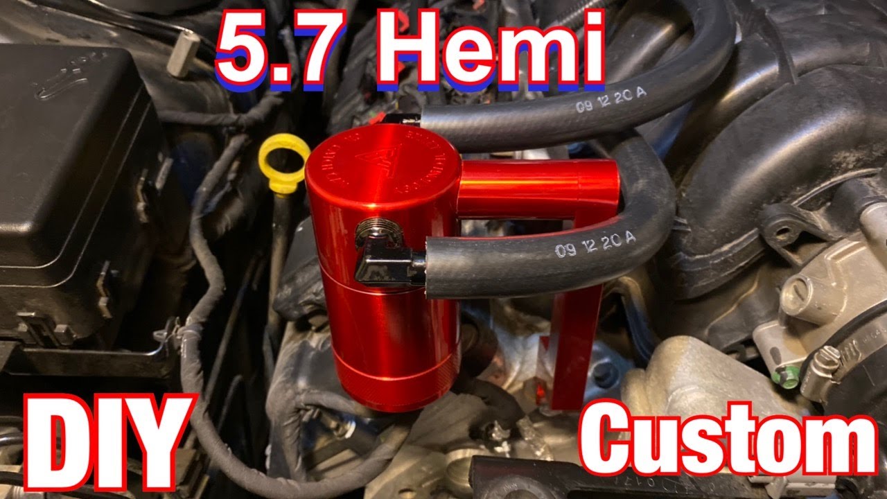 How to Install a Billet Technology Catch Can on a 5.7 Hemi Challenger