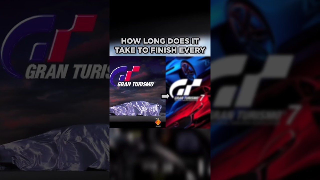 I FINISHED EVERY GRAN TURISMO GAME TO SEE HOW LONG IT TAKES #granturismo7 #granturismo #racinggames