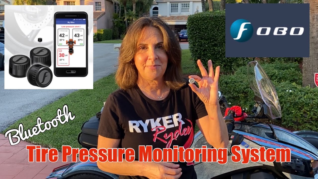 FOBO Tire Pressure Monitoring System For Your Motorcycle (2 or 3 wheels)