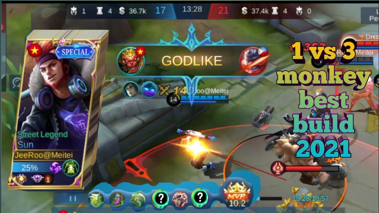 #Liongamingmlbb sun best build 2021 | top 1 global  build sun.